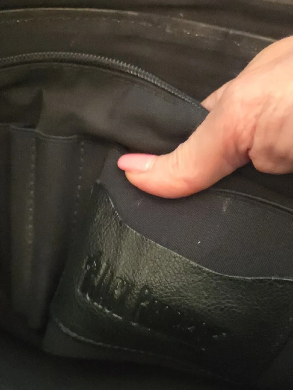 Like New! Jack Georges Black Leather Crossbody Messenger Bag